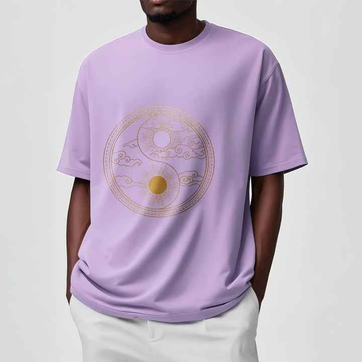 Buddha Stones Yin Yang Sun Auspicious Clouds Tee T-shirt - image 20
