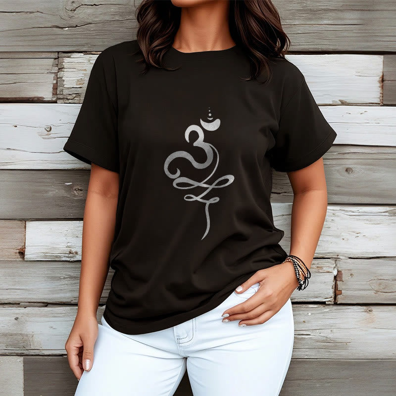 Buddha Stones OM Sanskrit Tee T-shirt - image 3