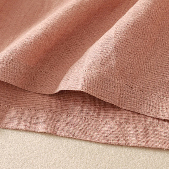 Buddha Stones Summer Casual Plain Women's V-neck Design Half Sleeve Cotton T-shirt - image 9