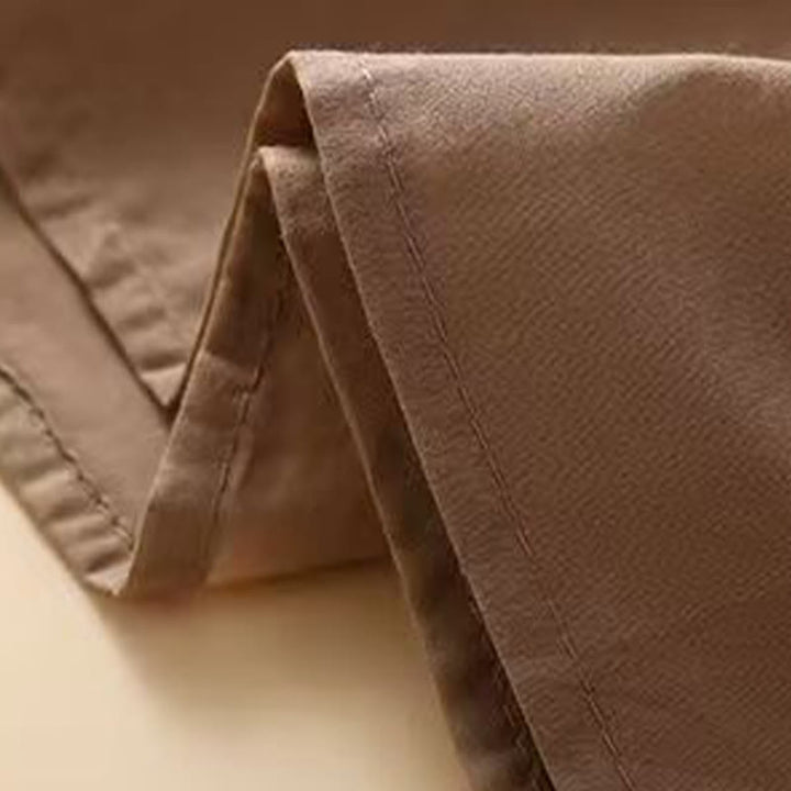 Buddha Stones Casual Women's Embroidered Flower Pattern Crew Neck Design Half Sleeve Cotton Linen Shirt - image 8