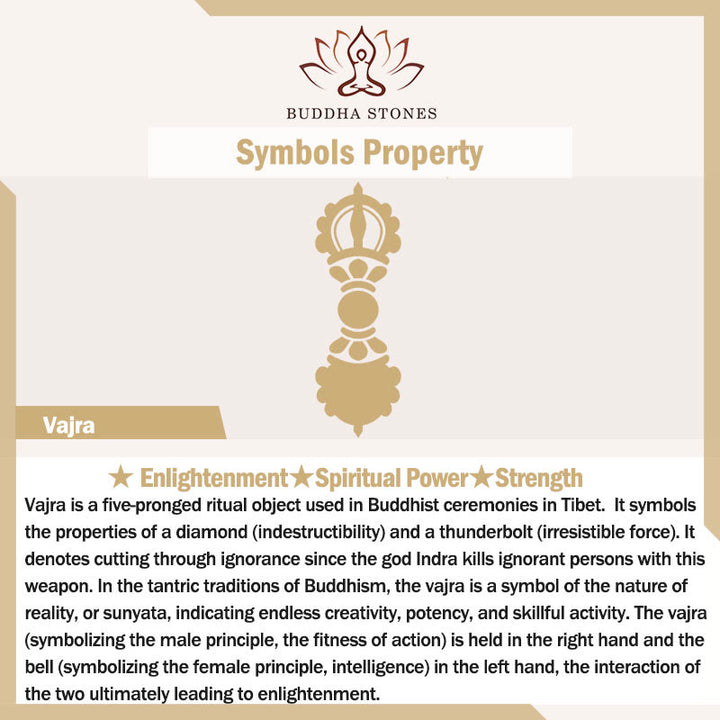 Buddha Stones Tibetan Copper Vajra Dorje Spiritual Power Necklace Pendant - image 6