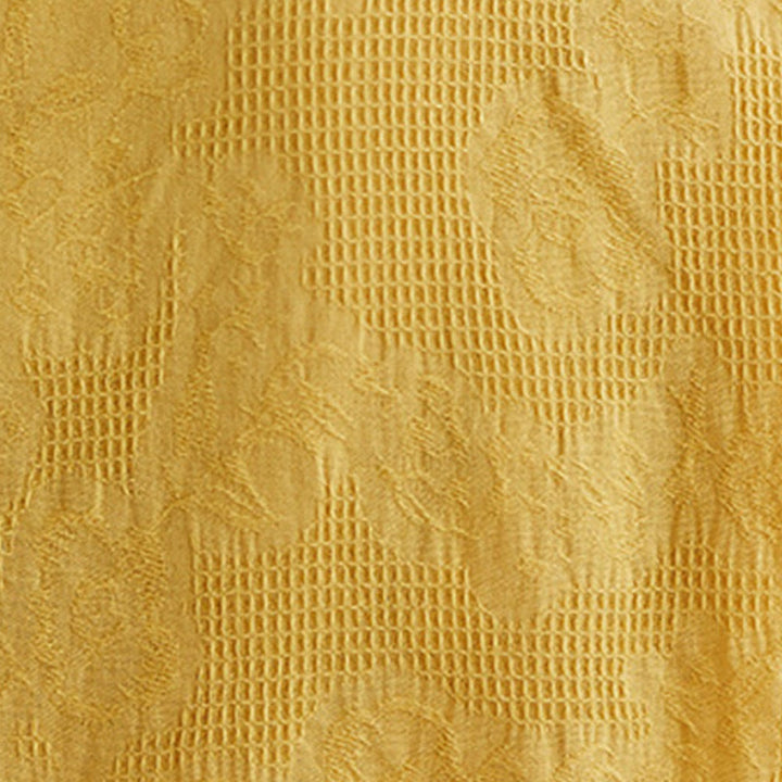 Buddha Stones Summer Embroidery Flower Three Quarter Sleeve Design Women's Cotton Linen  Notched Collar Shirt - image 20