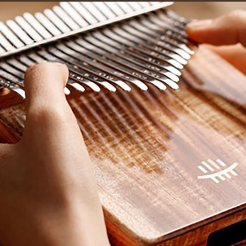 Buddha Stones Kalimba 21 Keys Thumb Piano Acacia Maple Sapele Wood Portable Finger Piano