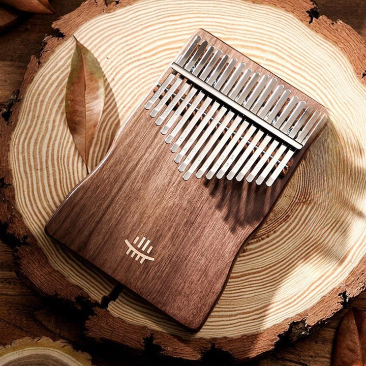 Buddha Stones Kalimba 17 Keys Thumb Piano Maple Acacia Sapele Wood Portable Finger Piano