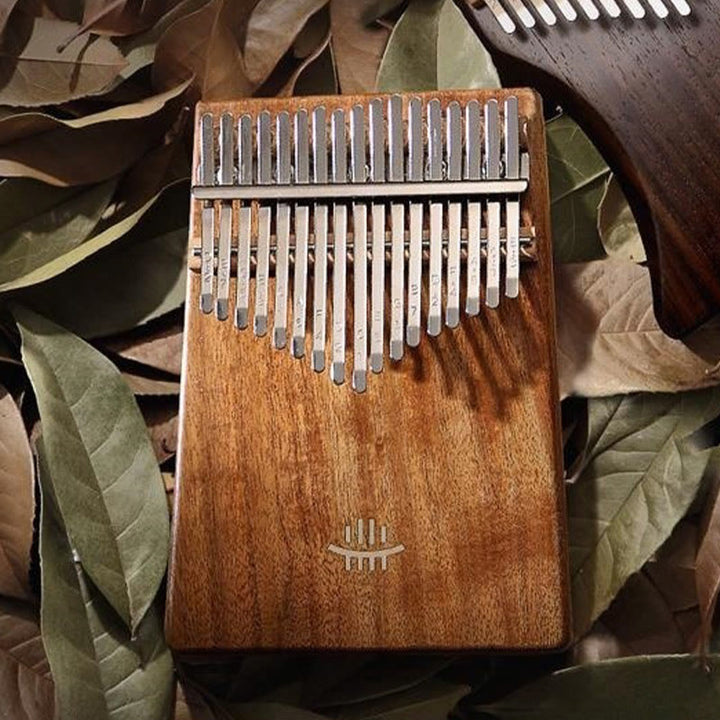 Buddha Stones Kalimba 17 Keys Thumb Piano Maple Acacia Sapele Wood Portable Finger Piano