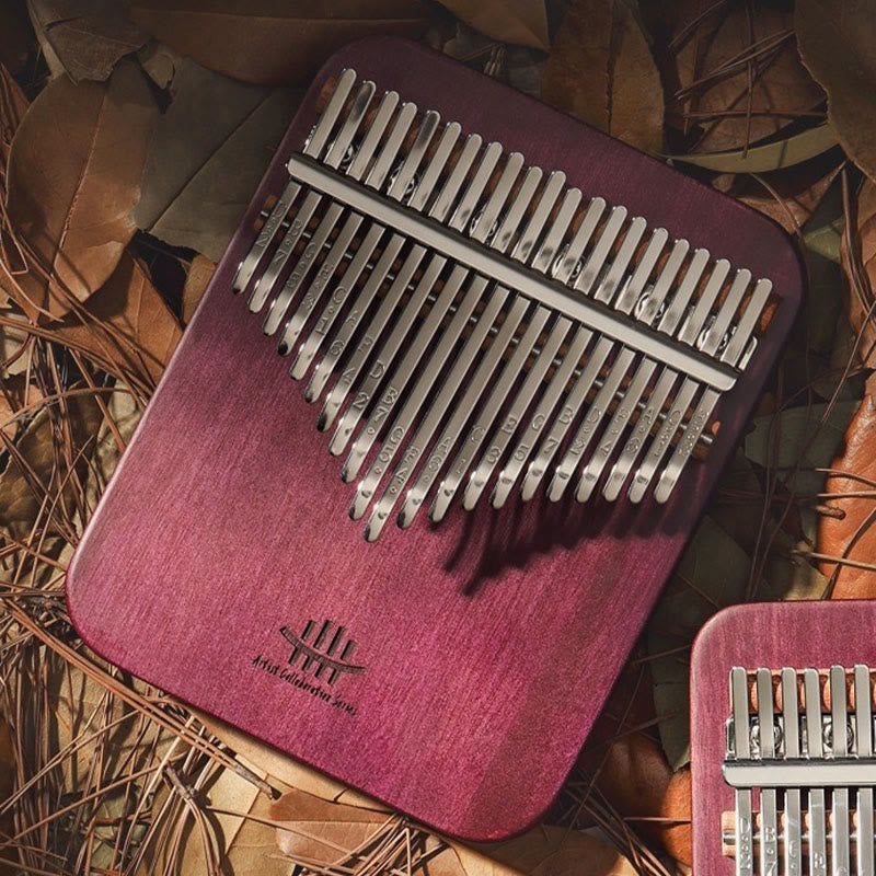 Buddha Stones Kalimba 21 Keys Thumb Piano Peltogyne Wood Portable Finger Piano