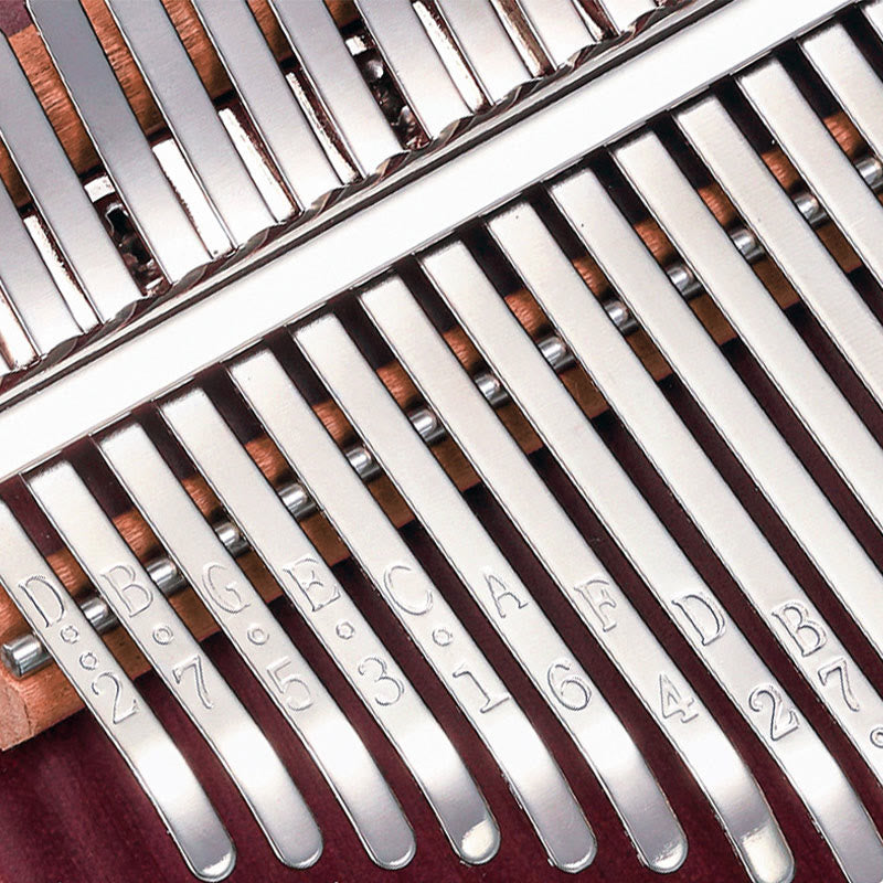 Buddha Stones Kalimba 21 Keys Thumb Piano Peltogyne Wood Portable Finger Piano