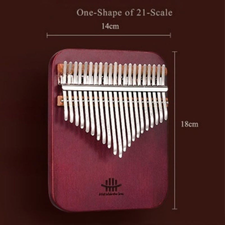 Buddha Stones Kalimba 21 Keys Thumb Piano Peltogyne Wood Portable Finger Piano