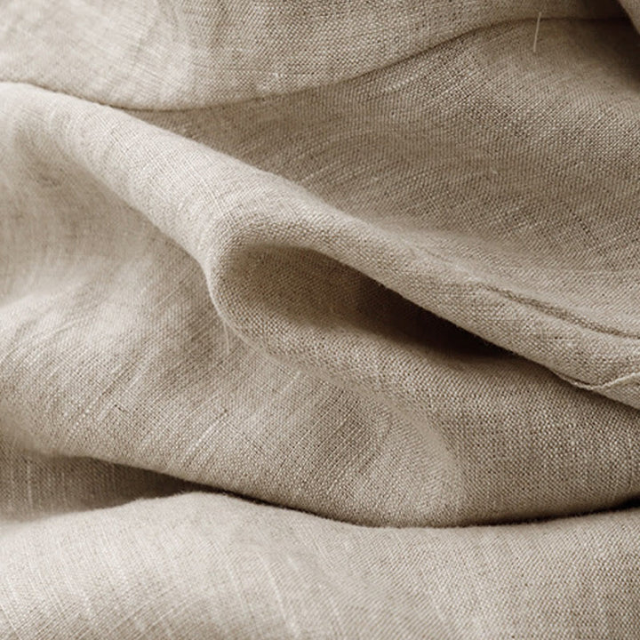 Buddha Stones Summer Frog-Button Lace High Waist Women's Cotton Linen Pants With Pockets - image 6