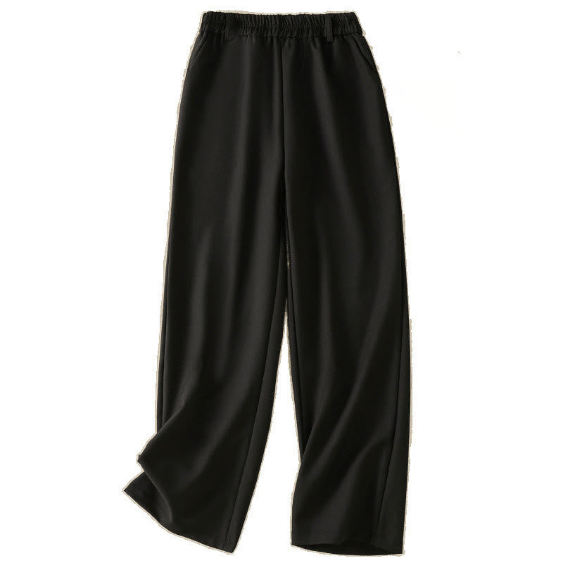 Buddha Stones Vintage Elastic Waistband Design Drawstring Women's Cotton Pants With Pockets - image 14