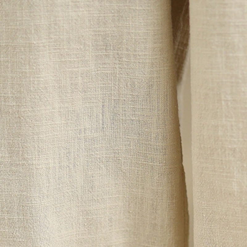 Buddha Stones Casual Daily Plain Simple Design Women's Cotton Linen Harem Pants With Pockets - image 9