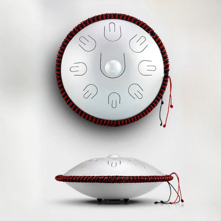 Buddha Stones Steel Tongue Drum Sound Healing Yoga Meditation Kit 9 Note 15 Inch Handpan Instrument - image 11