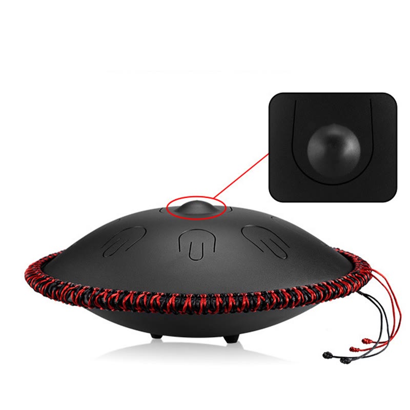 Buddha Stones Steel Tongue Drum Sound Healing Yoga Meditation Kit 9 Note 15 Inch Handpan Instrument - image 2