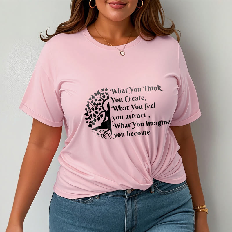 Buddha Stones Half-meditation Buddha Tree Tee T-shirt - image 13