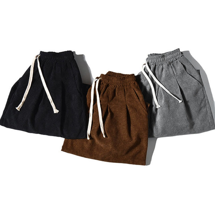 Buddha Stones Casual Plain Cotton Bloomer Men's Pants With Pockets - image 40