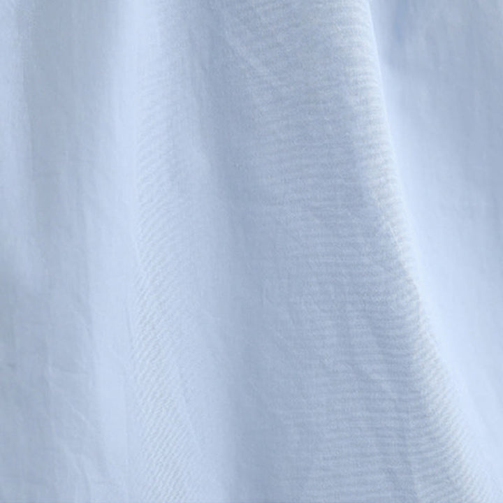 Buddha Stones Summer Solid Color Pleated Design Halter Neck Sleeveless Cotton Linen Women's Vest