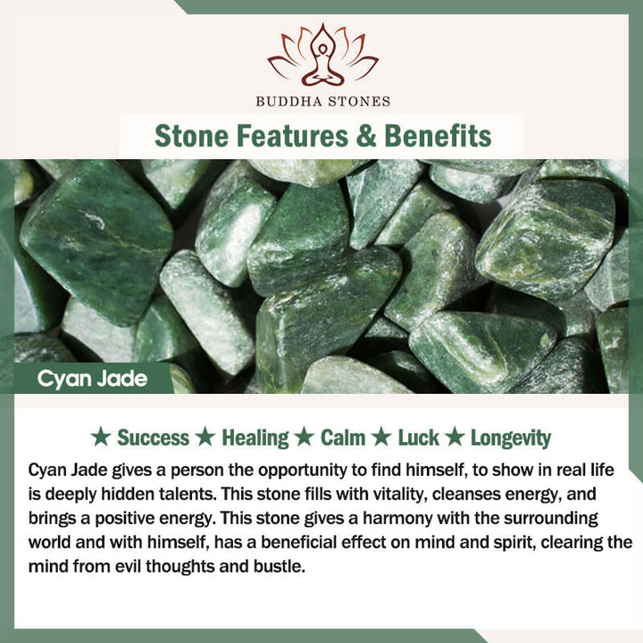 Buddha Stones 925 Sterling Silver Hetian Jade Bead Luck Earrings