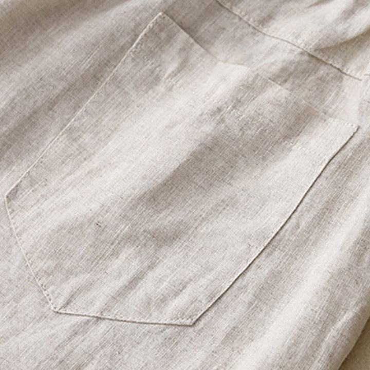 Buddha Stones Summer Casual Buttons Plain Cotton Women's Shorts With Pockets - image 11