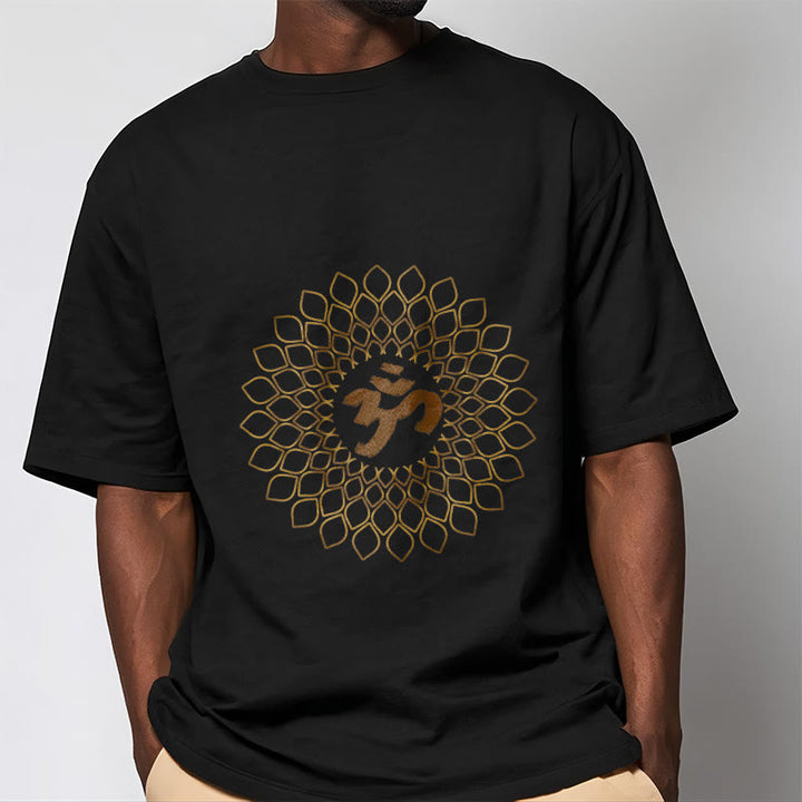 Buddha Stones Rhombus OM Design Tee T-shirt - image 5