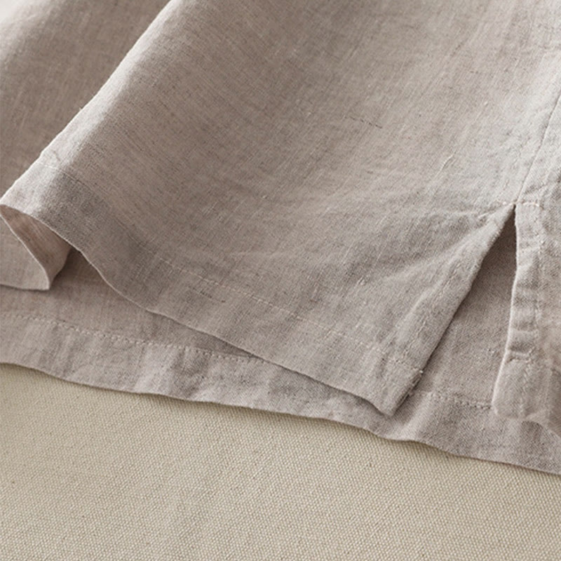 Buddha Stones Plain Threaded Crew Neck Design Women's Polyester Short Sleeves Shirt - image 32