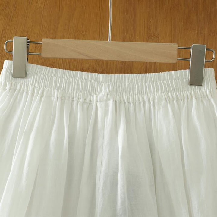 Buddha Stones Commute Pure Color Simple Design Women's Ankle-Length Harem Pants With Pockets - image 8