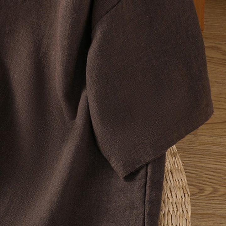 Buddha Stones Casual Summer Plain Crew Neck Women's  Cotton Short Sleeve T-Shirt - image 19