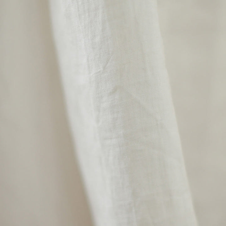 Buddha Stones FloralWhite Casual Back Buttons Design Sleeveless Cotton Midi Dress With Pockets - image 10