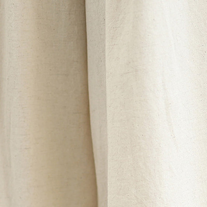 Buddha Stones Commute Simple Lace Design 7-8 Length Women's Wide Leg Cotton Linen Pants With Pockets - image 9