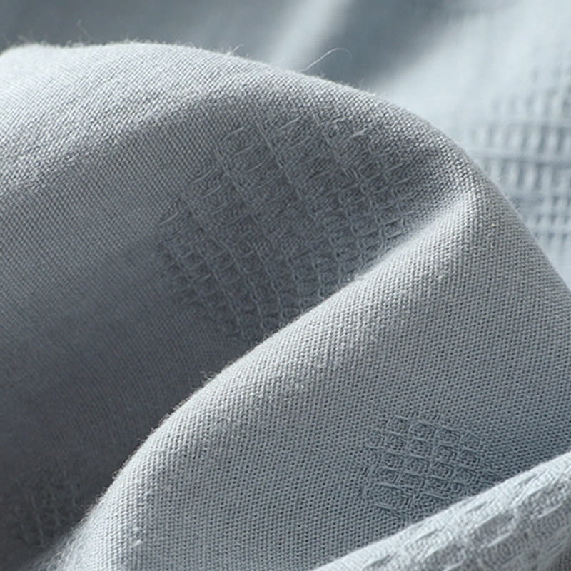 Buddha Stones Plain Crew Neck Design Women's Cotton Loose Short Sleeves Shirt - image 6