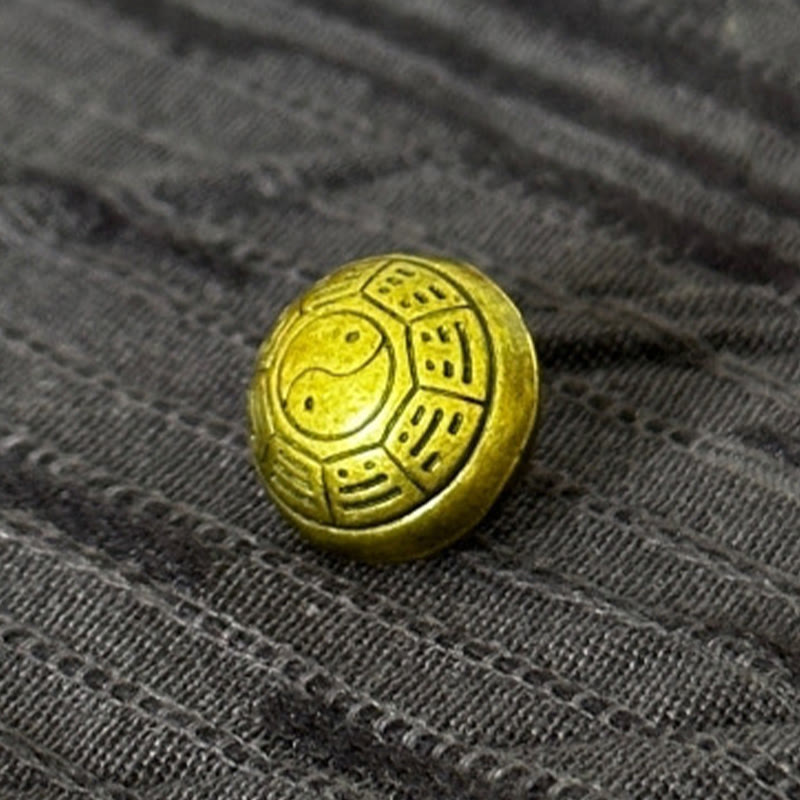 Buddha Stones Summer Patchwork Color Design Men's Half Sleeve Cotton Linen Shirt - image 9