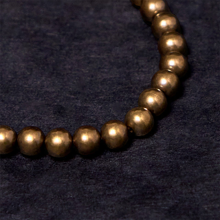 Buddha Stones "Wishing You Good Luck Always" Pure Copper Brass Bracelet Includes Gift Message Card - image 11