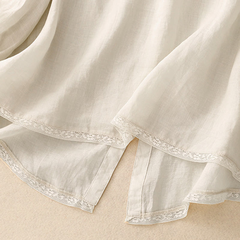 Buddha Stones Casual Plain Women's Crew Neck Design Cotton Polyester T-shirt - image 18