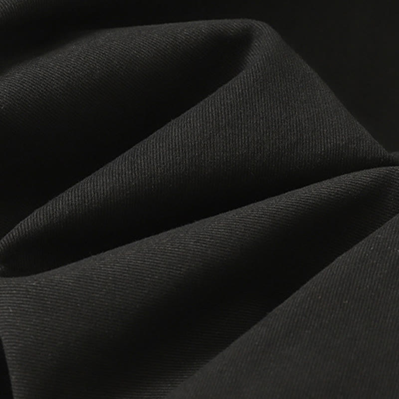 Buddha Stones Daily Solid Color Lace Belt Women's Wide Leg Cotton Pants With Pockets - image 20