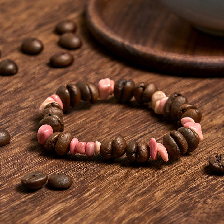 Buddha Stones Handmade Natural Coffee Beans Amethyst Citrine Amazonite Irregular Crystal Bracelet - image 17
