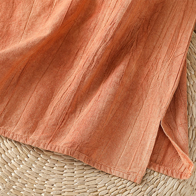 Buddha Stones Retro Frog-Button Design Women's Cotton Sleeveless Vest - image 8