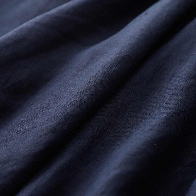 Buddha Stones Summer Elastic Waist Women's Capri Cropped Wide Leg Pants With Pockets - image 15