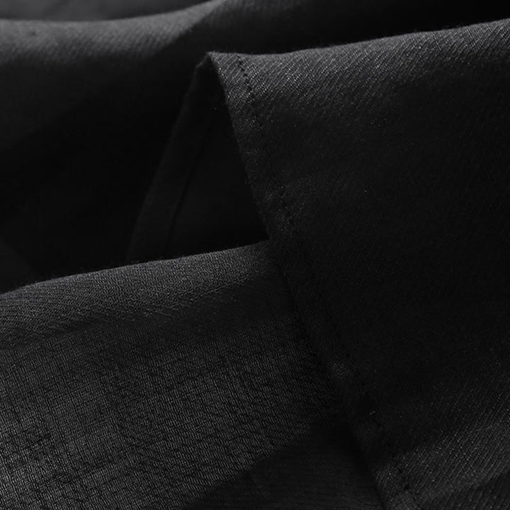 Buddha Stones Casual Embroidery Split Three Quarter Sleeve Cotton Linen Midi Dress - image 6