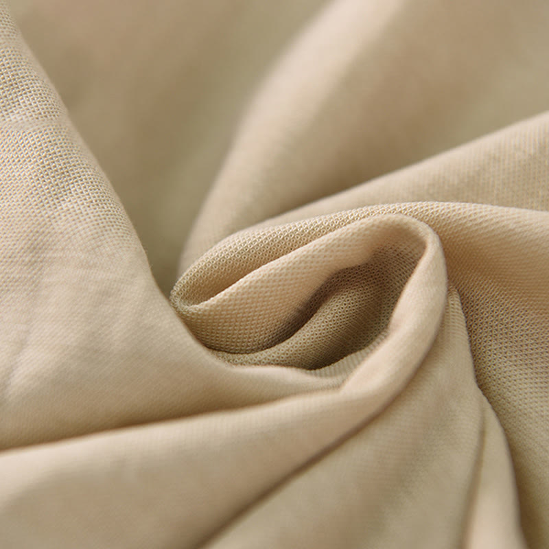 Buddha Stones Vintage Buttons Design Stand Collar Cotton Short Sleeve Women's Shirt - image 18