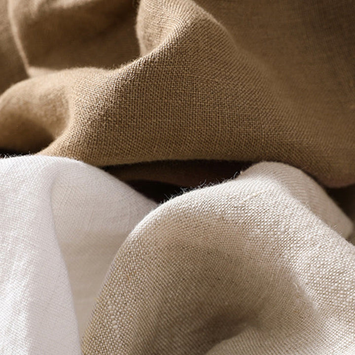 Buddha Stones Women's Cotton Linen Stand Collar Long Sleeve Jacket With Pockets - image 30