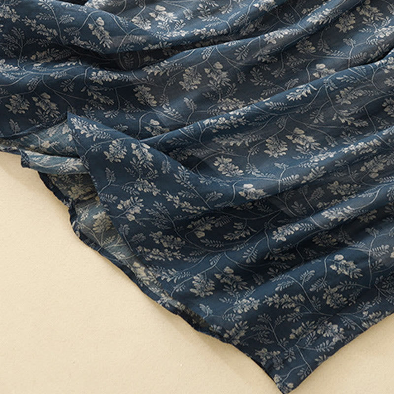 Buddha Stones Floral A-line Elastic Waist Women's Skirt With Pockets - image 15