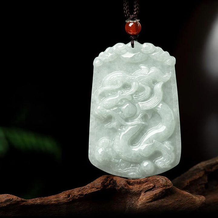Buddha Stones Natural Jade 12 Chinese Zodiac Abundance Amulet Pendant Necklace - image 18