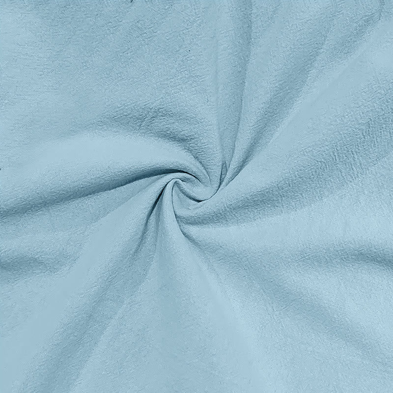 Buddha Stones Solid Color Linen Drawstring Men's Cargo Pants With Pockets - image 14