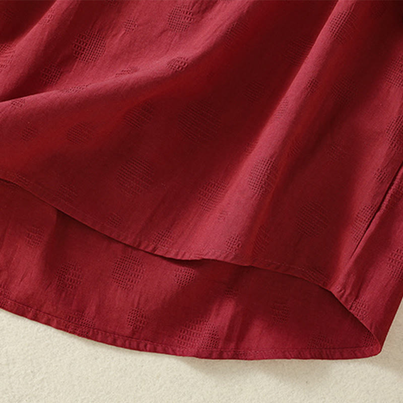 Buddha Stones 2pcs Plain Women's Short Sleeve Shirt Harem Pants Meditation Clothing Set - image 29