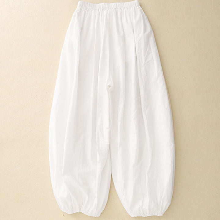 Buddha Stones Casual Simple Design Women's Harem Pants With Pockets - image 5