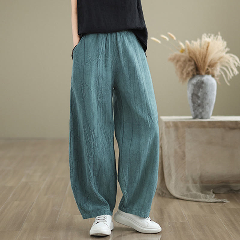 Buddha Stones Casual Plain Women'sHarem Pants With Pockets - image 16