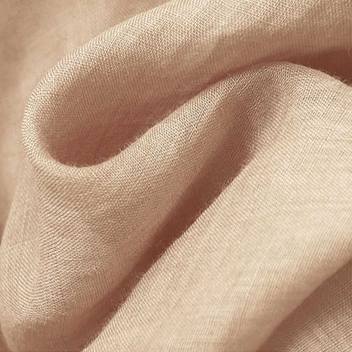 Buddha Stones Ethnic Vintage Embroidery Button Design Women's Cotton Linen 7-8 Length Skirt - image 15