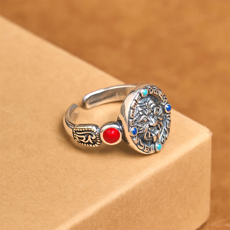Buddha Stones Zakiram Copper Adjustable Wealth Open Ring - image 2