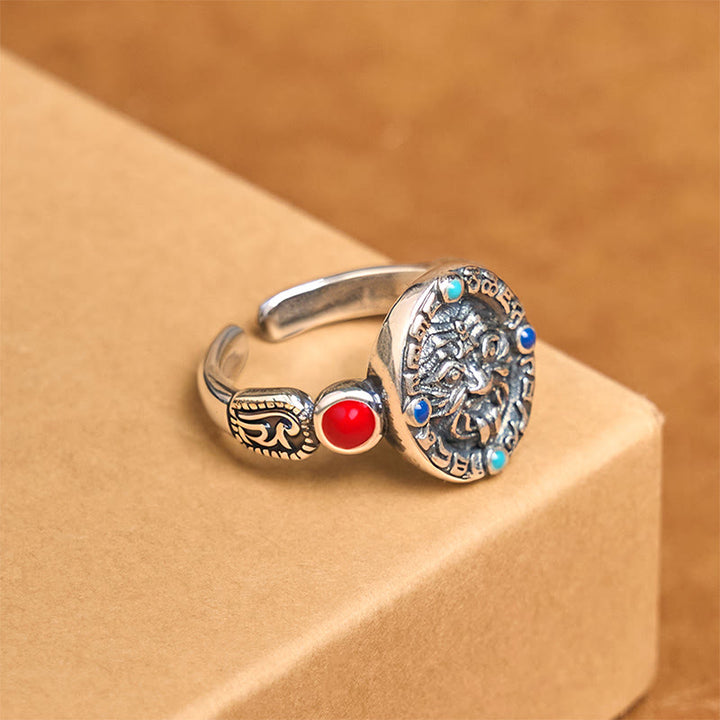 Buddha Stones Zakiram Copper Adjustable Wealth Open Ring - image 2