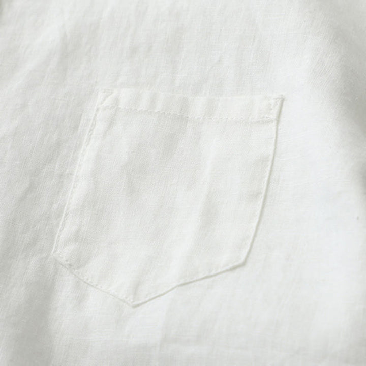 Buddha Stones Solid Color Button Three Quarter Sleeve Shirt - image 28