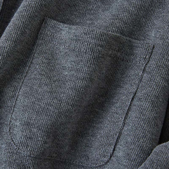 Buddha Stones Plain Buttons Women's Hooded Jacket With Pockets - image 4